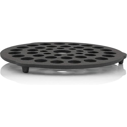 KAL-Insert De Four Néerlandais | Broyeur Tripode | Ø 20 Cm -Rond | Grille D'Empilage En Fonte | Trépied Pour Dutch Oven