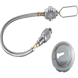 KAL-Campingmoon Raccord De Tuyau Haute Pression En Acier Inoxydable Propane Fileté Extension Tube Barbecue Réchaud Réservoir De Gaz Accessoires Tuyau De Raccordement (Z21-5)