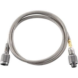KAL-Campingmoon Raccord De Tuyau Haute Pression En Acier Inoxydable Propane Fileté Extension Tube Barbecue Réchaud Réservoir De Gaz Accessoires Tuyau De Raccordement (Z17)