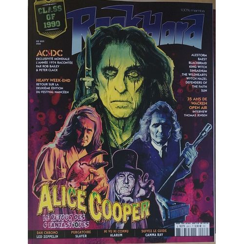 Rock Hard N°266 (Juillet-Aout 2025) : Alice Cooper Le Retour Des 4 Fantastiques