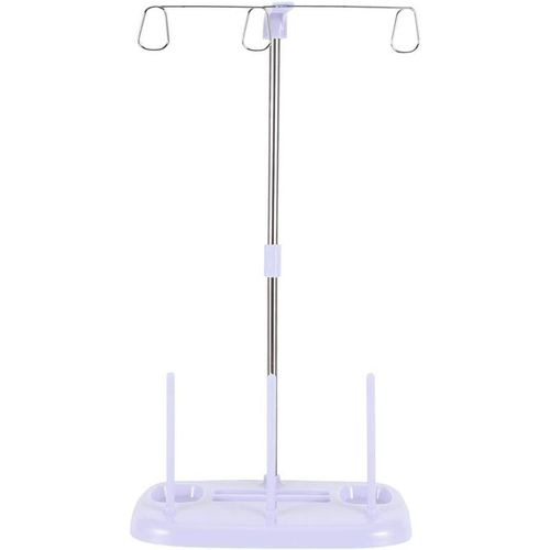 KAL-Cônes Porte-Fil De Broderie Pe Matériel Support De Bobine Léger Accessoires De Couture Robuste Pour Machine À Coudre Domestique(Violet)
