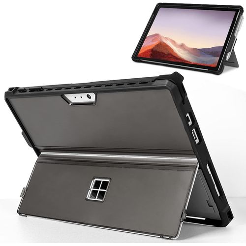 KAL-Sssgrgb Étui Pour Microsoft Surface Pro Plus/Pro 7 12,3"", Étui Robuste Avec Porte-Stylet, Compatible Avec Clavier Type Cover
