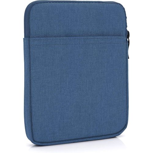 KAL-Pochette Nylon Pour Tablette Jusqu'À 10,5 Pouces -Protection Pour 26 X 19,5 Cm -Ex. Ipad, Samsung Galaxy Tab A7 -Bleu
