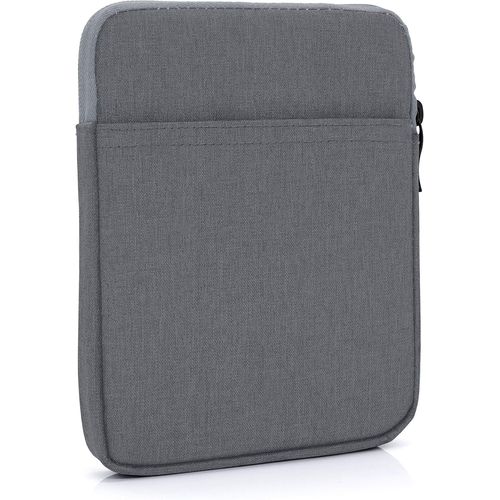 KAL-Pochette Nylon Pour Tablette Jusqu'À 10 Pouces -Protection Pour 25,5 X 17,5 Cm -Ex. Ipad 9,7 Inch, Samsung Galaxy Tab S3 -Gris Foncé