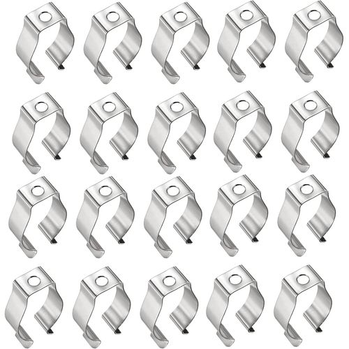 Kal-T6 Led Tube Clips Titulaire T6tube Fluorescent Accessoires T6 Support De Fluorescent Clips Support Tube Lumineux Pour Fixer Le Tube De La Lampe, Pour Éviter L'affaissement, Aux Lampe T6 Clip