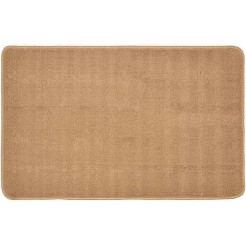 Kal-300028 Paillasson Antidérapant Et Lavable, Idéal Pour Le Bain Ou La Cuisine, 50 X 80 Cm, Beige