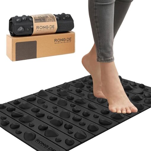 Kal-Masseur Pied, Tapis Massage Pieds Antidérapant, Reflexologie Pl...