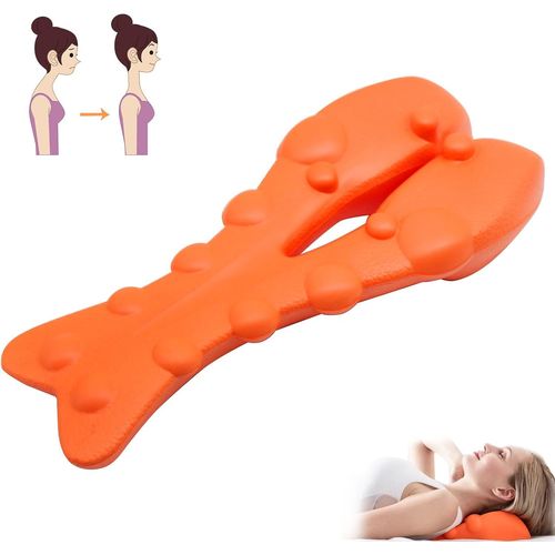Kal-Étireur De Trapèze, Relaxeur De Cou Et D'épaules, Coussin De Massage Cervical, Masseur De Point Gâchette Pour Le Soulagement Douleur Au Niveau Du Cou Et De Colonne Cervicale 