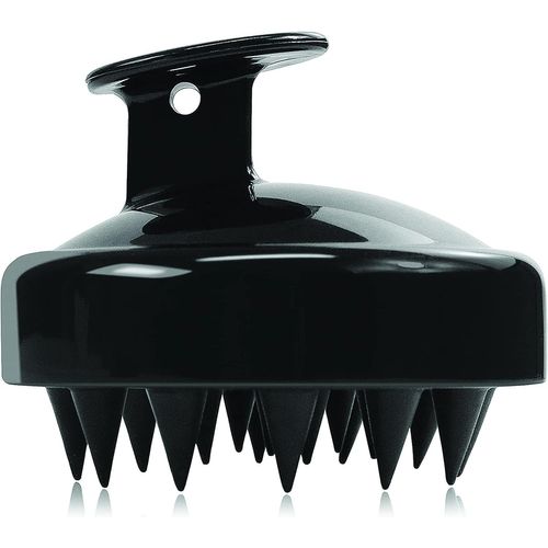 Kal-Masseur Tête Conçu Pour Le Cuir Chevelu -Brosse En Silicone À Pointes Souples Pour Cheveux Secs Et Mouillés -Couleur Aléatoire (Bleu, Noir, Rose Etc ...)