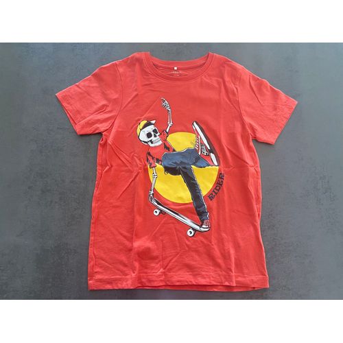 T-Shirt Orange Name It 7-8 Ans