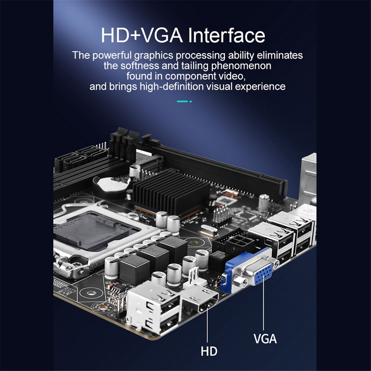 Carte MRe D'Ordinateur H61S LGA 1155 2XDDR3 Emplacements Ju... - 5