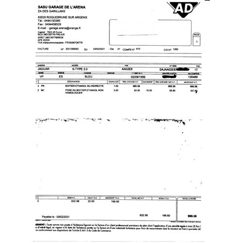 Boitier Conversion A L'Ethanol 6 Cylindres Injection Indirect