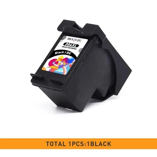 IBOQVZG 304XL cartouche d'encre pour HP304 pour HP 304 XL Deskjet ENVY Officejet 2620 2630 2632 3730 5020 5032 imprimante-1 pièce noire