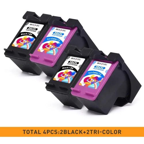 IBOQVZG 304XL cartouche d'encre pour HP304 pour HP 304 XL Deskjet ENVY Officejet 2620 2630 2632 3730 5020 5032 imprimante-2 Noir 2 Couleur