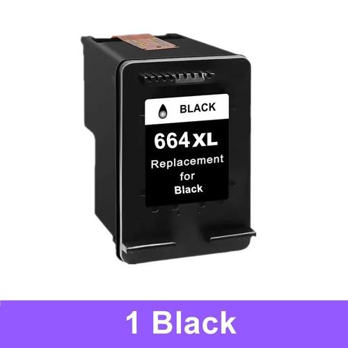 Cartouche d'encre Compatible 664XL pour imprimante HP 664 pour HP664 Deskjet 1115 2135 3635 2138 3636 3638 4535 4536 4538 4675-1 pièce Noir