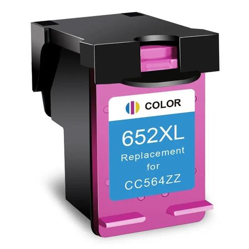 CRTBOTW 652XL cartouche d'encre de remplacement pour imprimante HP 652 HP652 XL Compatible Deskjet 1115 1118 2135 2136 3635 3636 3835 4535-1 pièce Couleur
