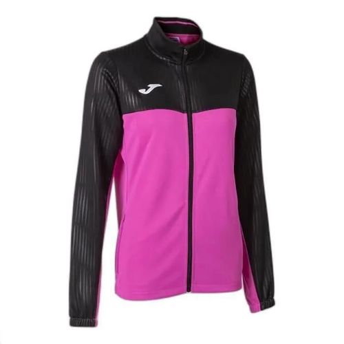 Veste De Survêtement Femme Joma Montreal - Rose/Noir - Respirante - Manches Longues