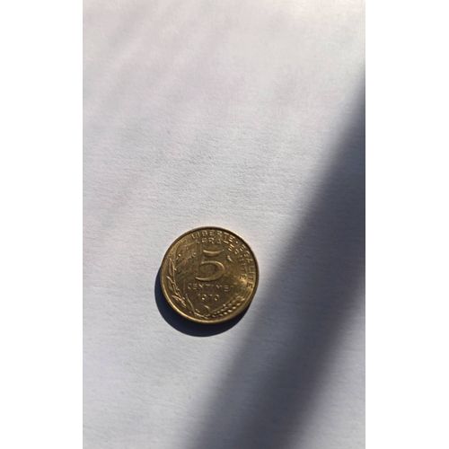 5 Centimes 1970