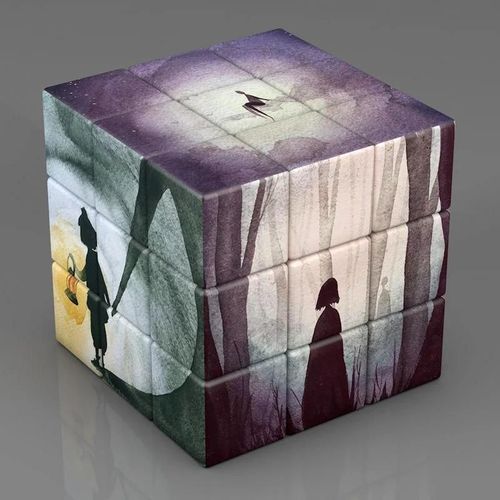 Cube magique pour enfants 3x3x3, jouets pour enfants, apprentissage éducatif, Puzzle 3x3, chef-d '?uvre du monde, Cubes de décompression pour adultes-type 5