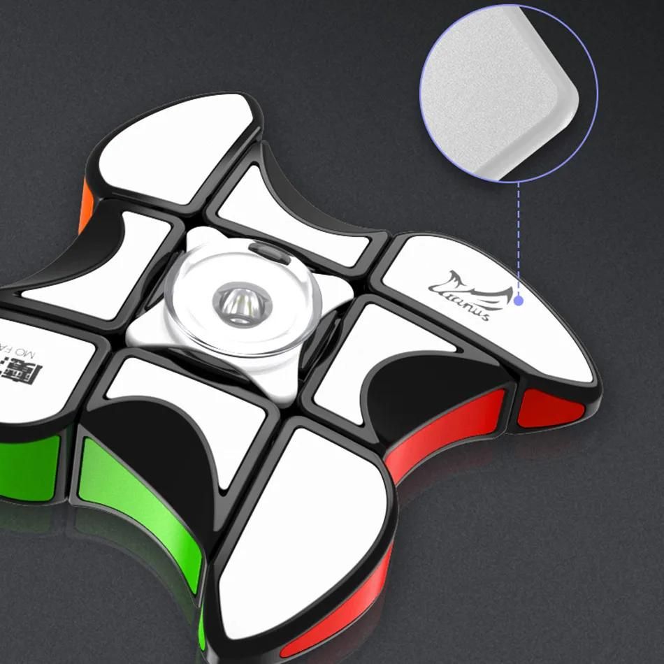 Qiyi Mofangge-Cube magique anti-stress, moulin  vent S, version amliore, Spinner, puzzle 1x3x3, Speedcube, torsion gyroscopique du bout des doigts, 133-As Shown a image 4 | Rakuten