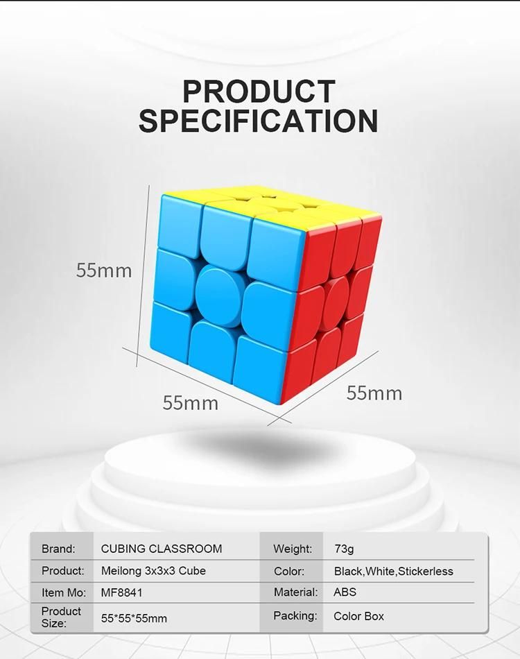 MoYu Meilong Cube magique 3x3 2x2 professionnel 4x4 spcial miroir vitesse Puzzle enfants jouets cadeau 3x3x3 Original hongrois Cubo Magico-Mirror Cube B image 3 | Rakuten