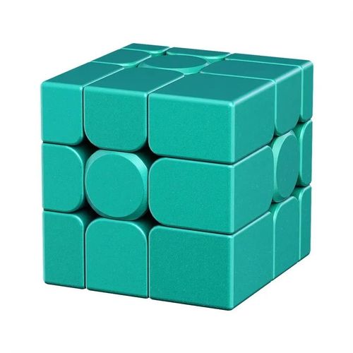 MOYU MFJS Cube miroir 3X3 V2 aimant magnétique noyau de boule Puzzle éducatif Cube magique jouets pour enfants cadeau jouet Cubo Magico-No Magnetic Green