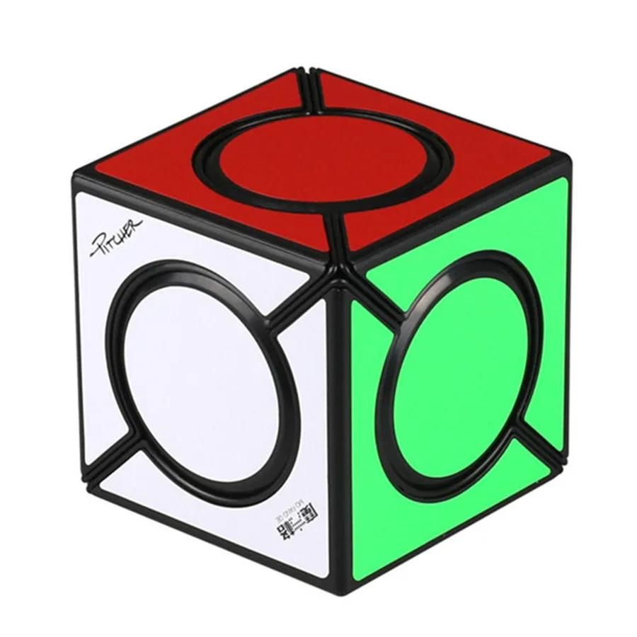 Qiyi moulin  vent/pcheur/axe/SQ1 Cube magique 2x2 3x3 Puzzle autocollants noirs Cube magique jouets pour enfants enfants cadeau jouet Cubo Magico-Axis S image 6 | Rakuten