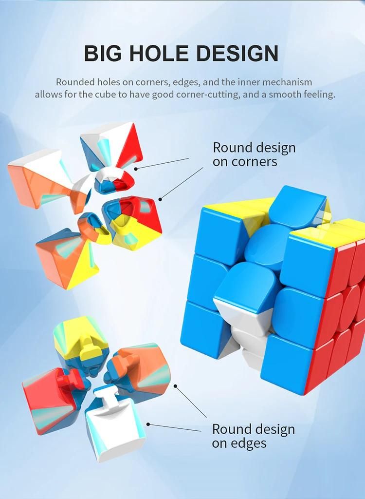 MoYu Meilong Cube magique 3x3 2x2 professionnel 4x4 spcial miroir vitesse Puzzle enfants jouets cadeau 3x3x3 Original hongrois Cubo Magico-Rice Dumpling image 6 | Rakuten