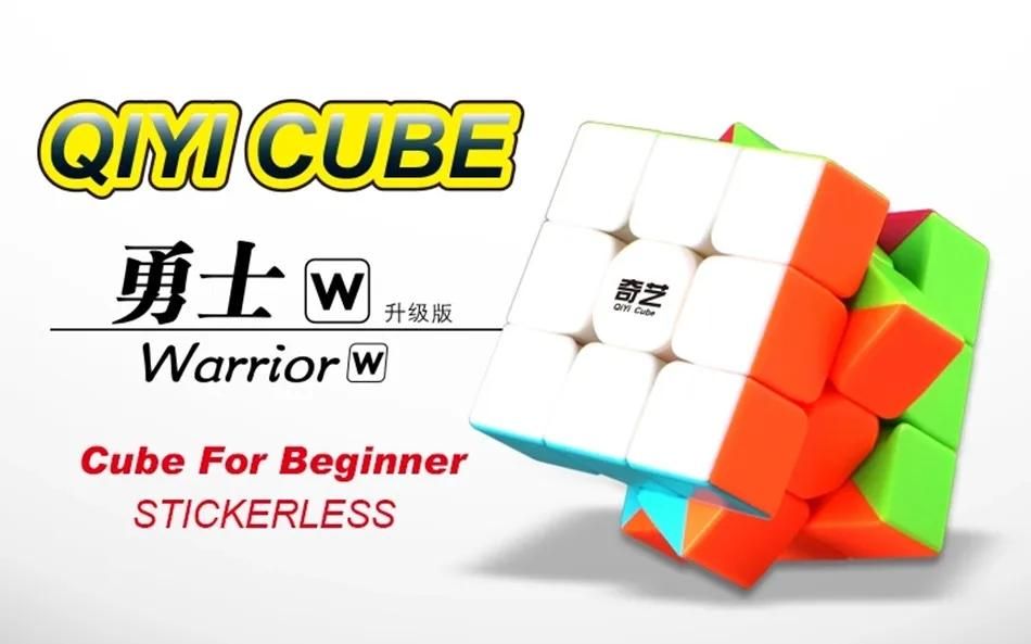 Qiyi Warrior W 3x3x3 Cube magique professionnel 3x3 Cubes de vitesse Puzzles Qiyi Warrior S 3 par 3 Cube de vitesse-Warrior M image 8 | Rakuten