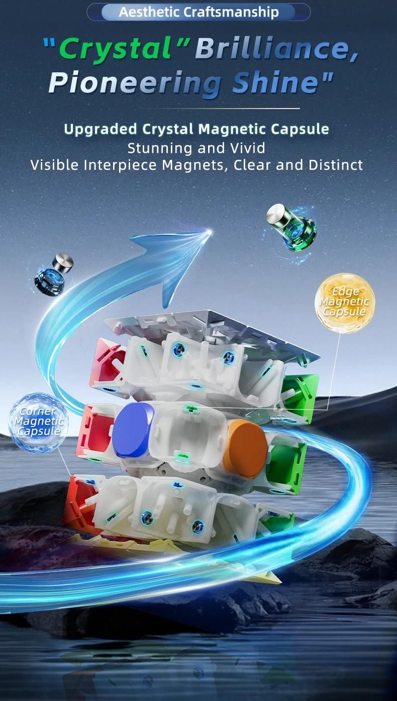[JudyCube] Moyu Weilong V11 20M Maglev Ball-Core UV 3X3 Cube de vitesse magique magntique Fidget jouets Weilong WRM V11 Cubo Magico Puzzle-8M Ball-Core UV image 7 | Rakuten