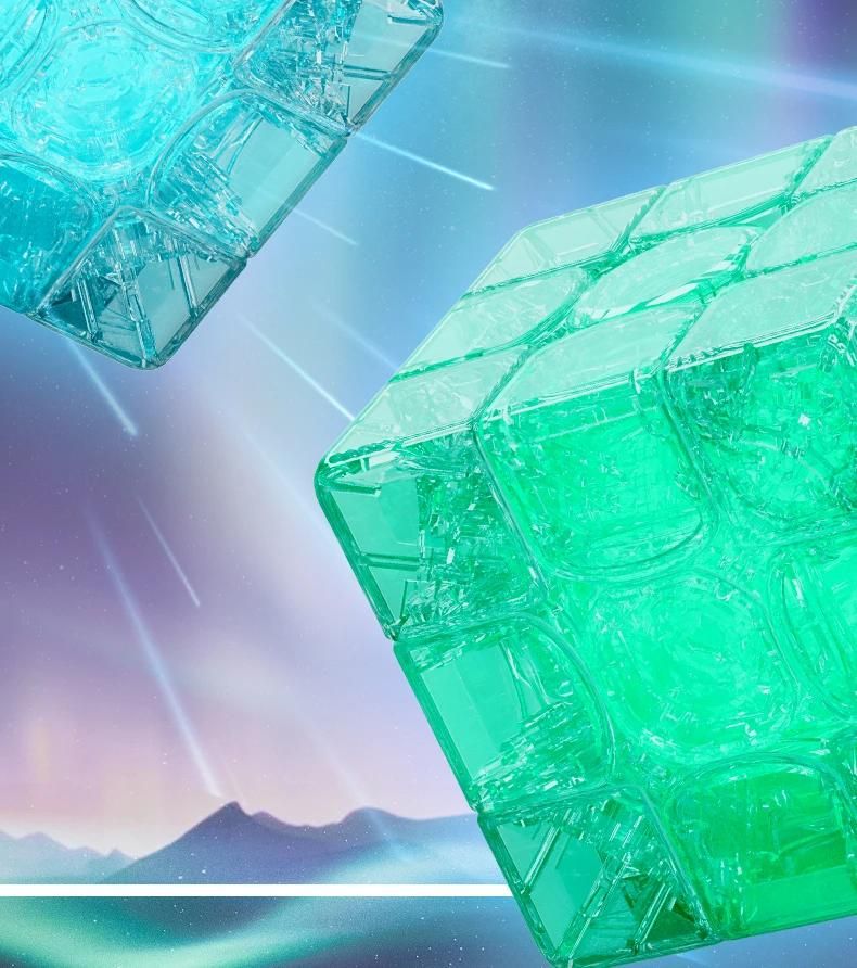 Yuxin Cube lumire 3x3 cube magntique 8 couleurs effet lumineux Cubo Magico Puzzle ducatif pour enfants cadeau jouet 3x3 Cube magique-Light shadow Cube image 4 | Rakuten