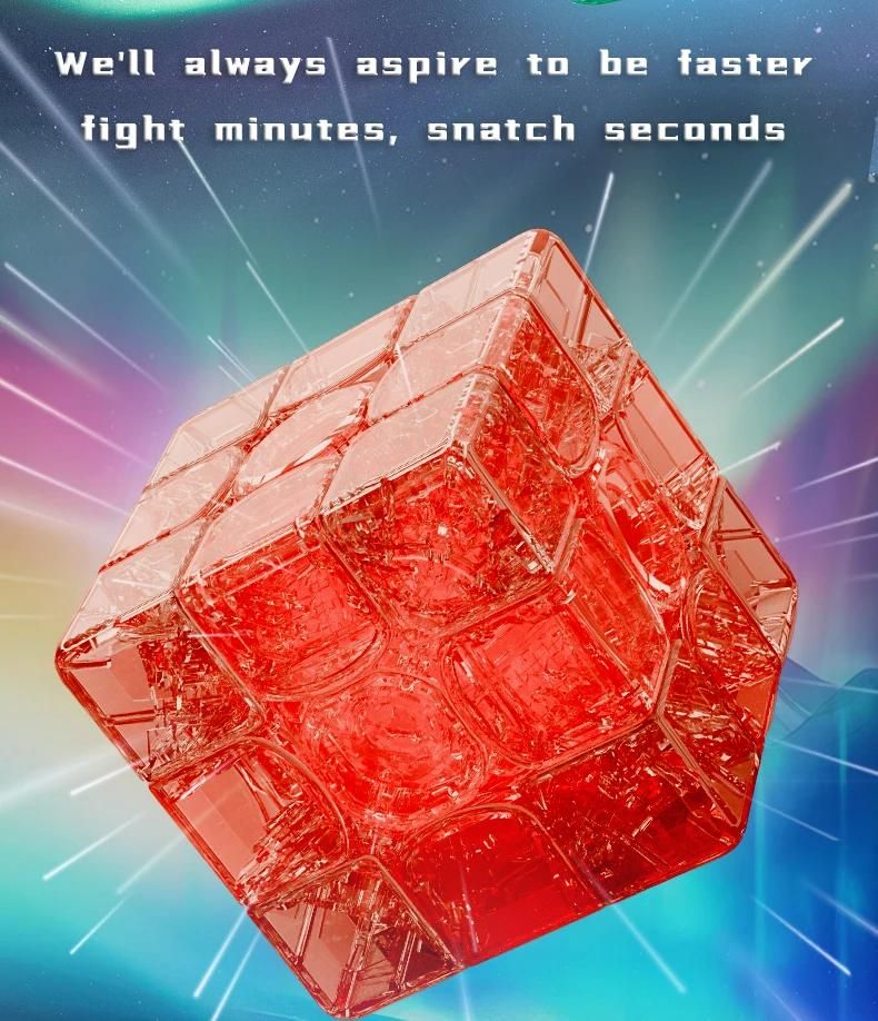 Yuxin Cube lumire 3x3 cube magntique 8 couleurs effet lumineux Cubo Magico Puzzle ducatif pour enfants cadeau jouet 3x3 Cube magique-Light shadow Cube image 5 | Rakuten
