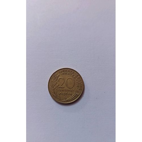 20 Centimes Republique Française 1964