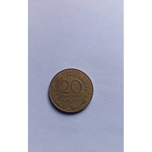 20 Centimes Republique Française 1975