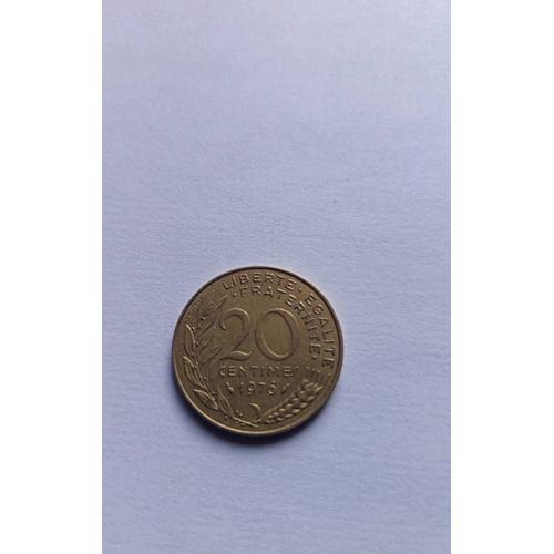 20 Centimes Republique Française 1976