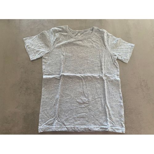 T-Shirt Uni Bleu Chiné 8-10 Ans H&M