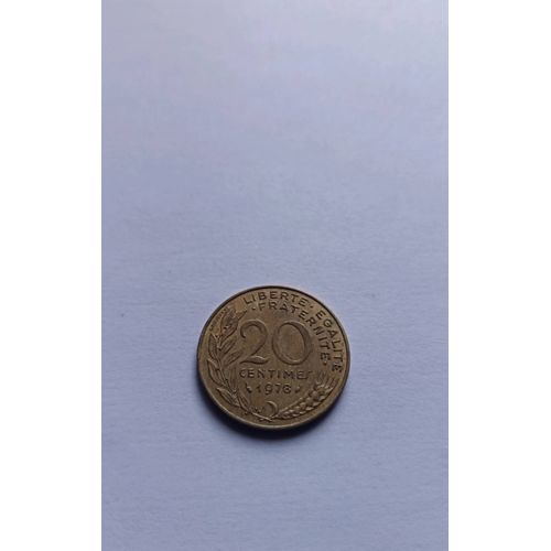 20 Centimes Republique Française 1978