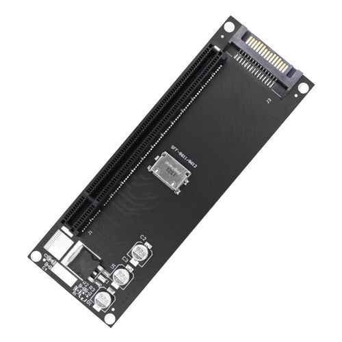 Carte MèRe SFF-8611 8612 NVMe M.2 SSD Vers PCIe 4.0 X16 Adaptateur Carte D'Extension PCIe X4 Carte Riser Graphique Externe