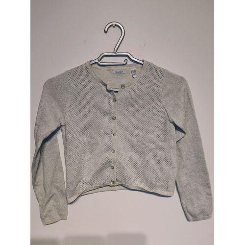 Gilet Beige Argenté Okaidi - T 10 Ans