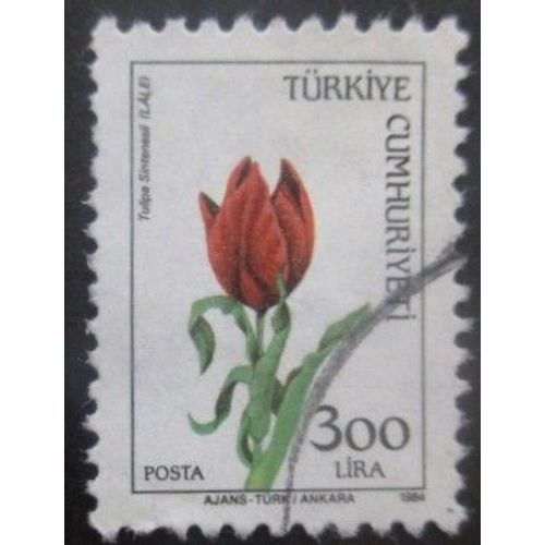 Turquie N°2444 Tulipe Oblitéré