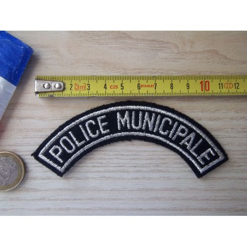 Écusson Banane Police Municipale Insigne Tissu