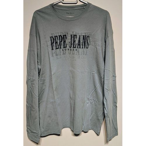 T-Shirt Manches Longues Bleu Pepe Jeans - T M