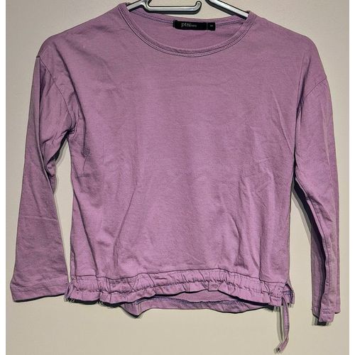 T-Shirt Manches Longues Violet Ptn Store - T 8 Ans