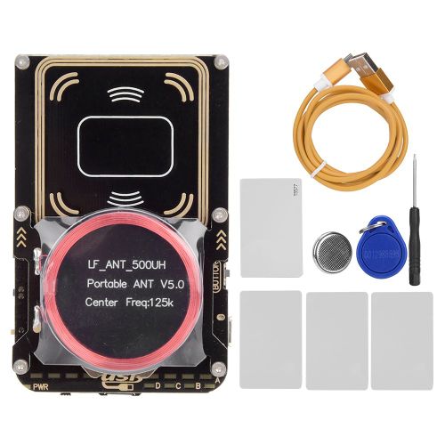 Lecteur de cartes IC/ID Proxmark3 pour PM3 NFC122 Clone Crack 2 ports USB Antenne haute frequence integree