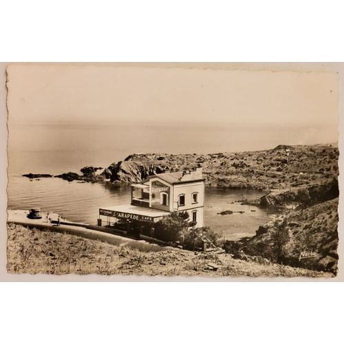 Carte Postale Ancienne, France, Pyrénées Orientales 66, Collioure, Hôtel Restaurant L'Arapède