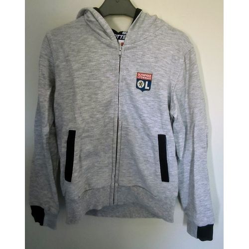 Veste À Capuche Grise Ol Fenottes - T 7-8ans
