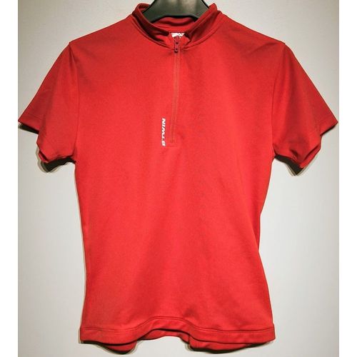 Maillot Vélo B-Twin Rouge - T 8 Ans