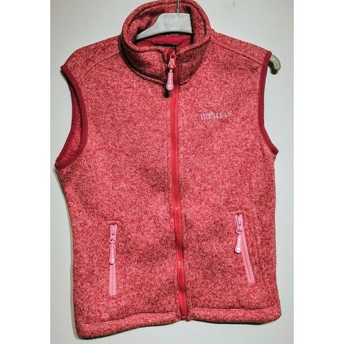 Veste Sans Manche De Randonnée Rouge Trollkids - T 8 Ans
