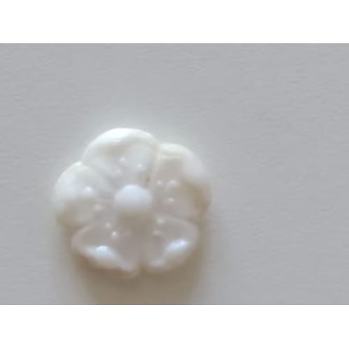 Fève Plastique Fleur Plate Type Biscuit