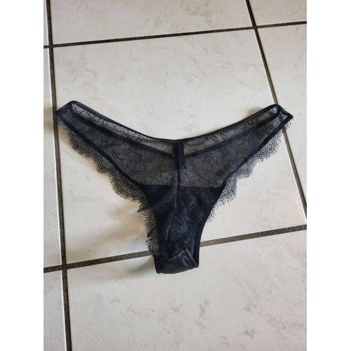 Tanga Dentelle Noir Undiz